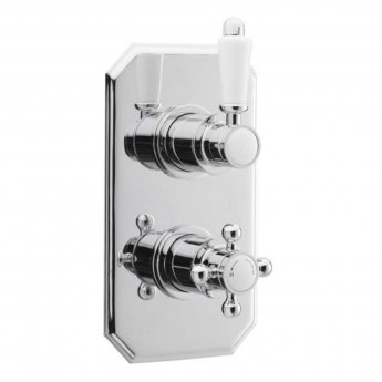 Nuie Edwardian Dual Concealed Mixer Shower with Fixed Head | Product Image