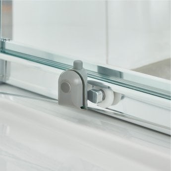Nuie Ella Offset Quadrant Shower Enclosure with Tray - 5mm Glass