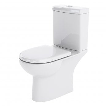 Nuie Lawton Complete Bathroom Suite with B-Shaped Shower Bath 1700mm - Left Handed