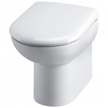 Nuie Lawton D-Shape Back to Wall Pan - Excluding Seat