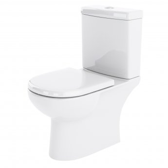 Nuie Lawton Close Coupled Pan Push Button Cistern - Excluding Seat