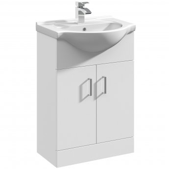 Nuie Mayford Bathroom Vanity Unit with Basin 550mm Wide - 1 Tap Hole