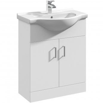 Nuie Mayford Bathroom Vanity Unit with Basin 650mm Wide - 1 Tap Hole
