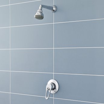 Nuie Ocean Manual Concealed Shower Valve Single Handle - Chrome