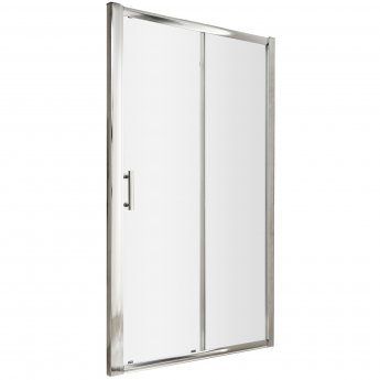 Hudson Reed Pacific Sliding Door Square Shower Enclosure 1000mm x 1000mm with Tray - 6mm Glass