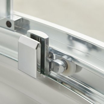 Nuie Pacific Sliding Shower Door 1700mm Wide - 6mm Glass