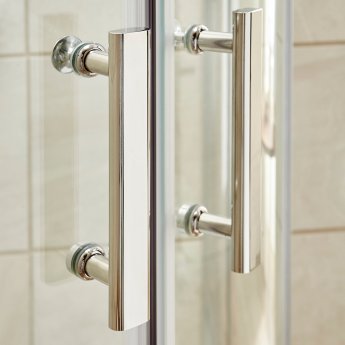 Hudson Reed Pacific Offset Quadrant Shower Enclosure 1200mm x 800mm with Tray RH - 6mm Glass