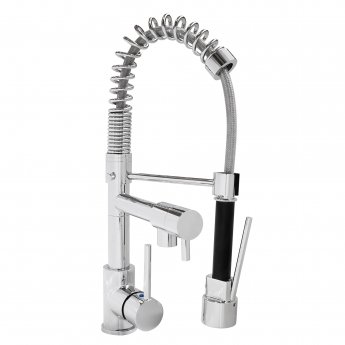 Nuie Professional Pull-Out Kitchen Sink Mixer Tap - Chrome