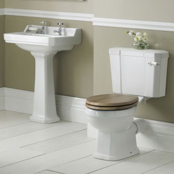 Nuie Richmond Traditional Bathroom Suite 595mm Wide - 2 Tap Hole