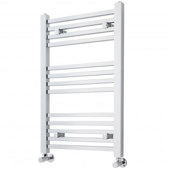 Nuie Straight Ladder Towel Rail 800mm H x 500mm W - Chrome