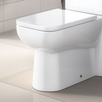 Nuie Soft Close Modern Toilet Seat - White