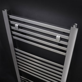 Nuie Straight Ladder Towel Rail 800mm H x 500mm W - Chrome
