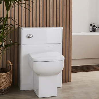 Prestige Arc 500mm Back-to-Wall WC Unit | Product Image