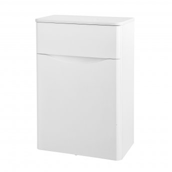 Prestige Arc Back to Wall WC Toilet Unit 500mm Wide - Gloss White