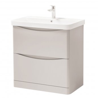 Prestige Arc 800mm 2-Drawer Floor Standing Vanity Unit