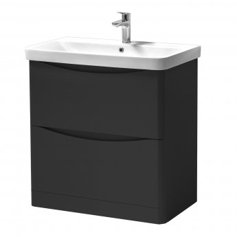 Prestige Arc 800mm 2-Drawer Floor Standing Vanity Unit