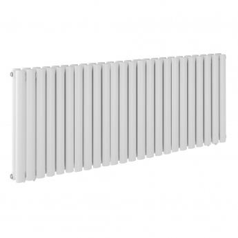 Prestige Aspen Double Designer Horizontal Radiator 600mm H x 1440mm W - White