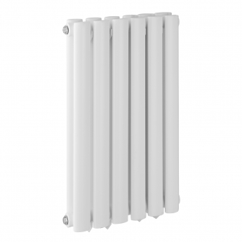 Prestige Aspen Double Designer Horizontal Radiator 600mm H x 360mm W - White