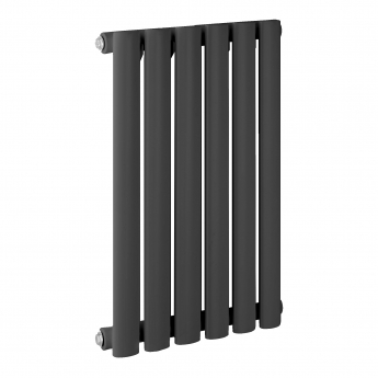 Prestige Aspen Single Designer Horizontal Radiator 600mm H x 360mm W - Anthracite