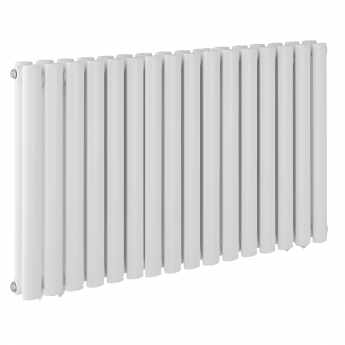Prestige Aspen Double Designer Horizontal Radiator 600mm H x 960mm W - White