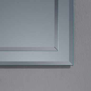 Prestige Bibury Bathroom Mirror 420mm H x 800mm W - Chrome