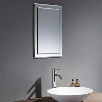 Prestige Bibury Bathroom Mirror 420mm H x 800mm W - Chrome