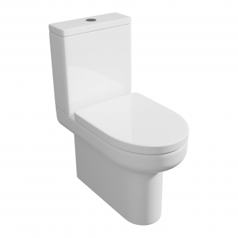 Prestige Bijoux Close to Wall Close Coupled Toilet with Push Button Cistern - Soft Close Seat