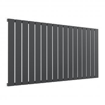 Prestige Boston Single Designer Horizontal Radiator 600mm H x 1190mm W - Anthracite