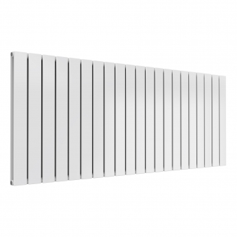 MaxHeat Pulse White Double Horizontal Designer Radiator 600mm (H) x 1470mm (W) | Product Image