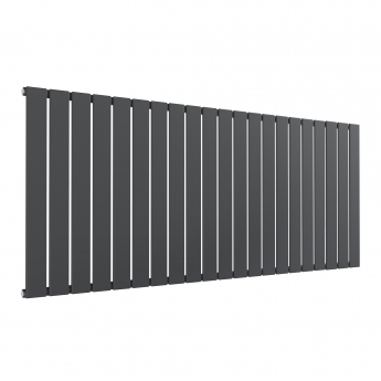 Prestige Boston Single Designer Horizontal Radiator 600mm H x 1470mm W - Anthracite | Product Image