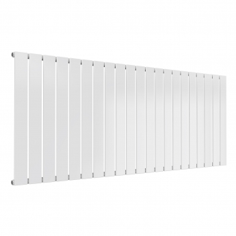 Prestige Boston Single Designer Horizontal Radiator 600mm H x 1470mm W - Gloss White