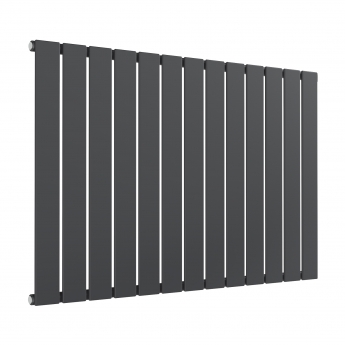 Prestige Boston Single Designer Horizontal Radiator 600mm H x 910mm W - Anthracite