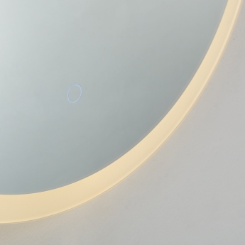 Prestige Burleigh Round LED Bathroom Mirror with Touch Sensor 800mm Diameter