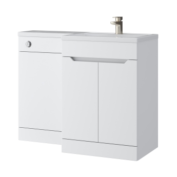 Prestige Culture 1100mm 2-Door Toilet and Basin Combination Unit | Product Image