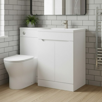 Prestige Culture 1100mm 2-Door Toilet and Basin Combination Unit | Product Image