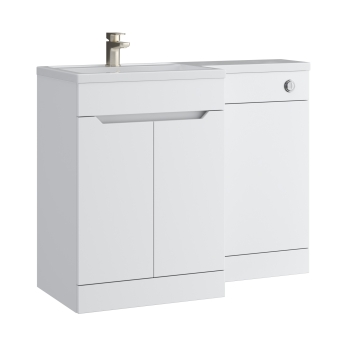 Prestige Culture 1100mm 2-Door Toilet and Basin Combination Unit | Product Image