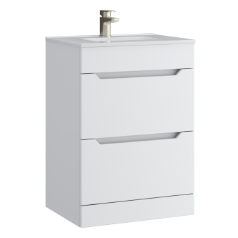 Prestige Culture 600mm 2-Drawer Floor Standing Vanity Unit | Product Image
