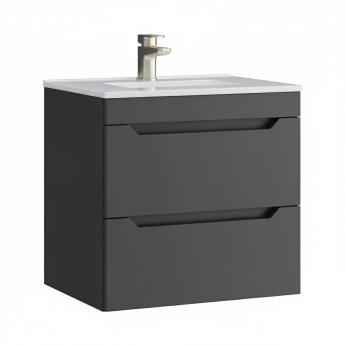 Prestige Culture 600mm 2-Drawer Wall Hung Vanity Unit | Product Image