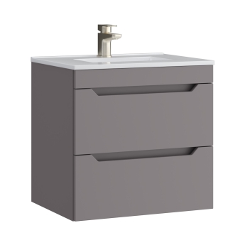Prestige Culture 600mm 2-Drawer Wall Hung Vanity Unit | Product Image