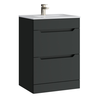 Prestige Culture 600mm 2-Drawer Floor Standing Vanity Unit | Product Image