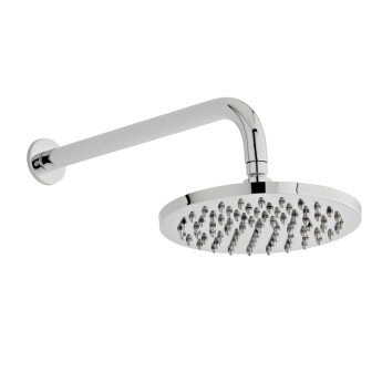 Prestige Plan Thermostatic Twin Round Push Button Concealed Mixer Shower with Shower Kit Round Head | Product Image