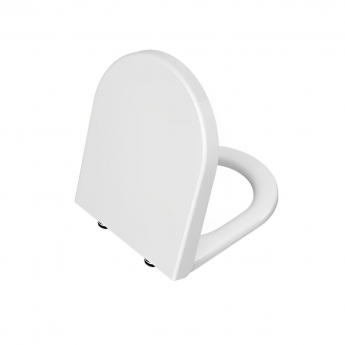 Prestige Eklipse Round Rimless Back to Wall Toilet - Soft Close Seat | Product Image