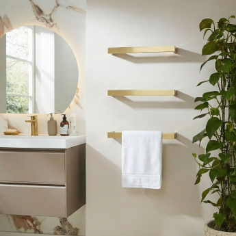 Prestige Singola 12V Dry Electric Three Towel Rail | Product Image