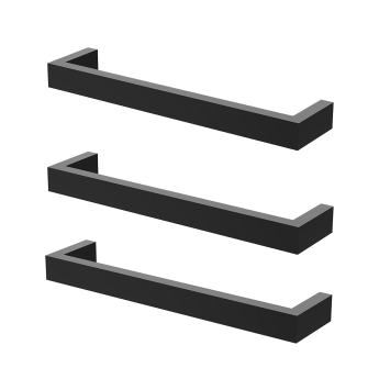 Prestige Singola 12V Dry Electric Three Towel Rail | Product Image