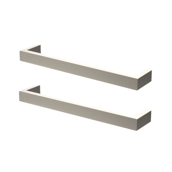 Prestige Singola 12V Dry Electric Twin Towel Rail | Product Image