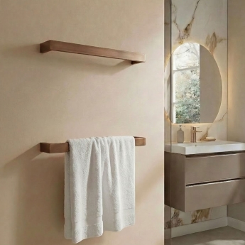 Prestige Singola 12V Dry Electric Twin Towel Rail | Product Image