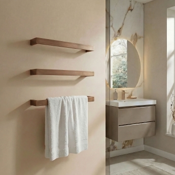 Prestige Singola 12V Dry Electric Three Towel Rail | Product Image