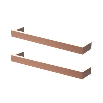 Prestige Singola 12V Dry Electric Twin Towel Rail | Product Image