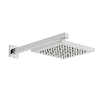 Prestige Element Option 3 Thermostatic Concealed Shower Valve with Adjustable Slide Rail Kit and Fixed Head - Chrome | Product Image