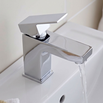 Prestige Element Mono Basin Mixer Tap with Clicker Waste - Chrome | Product Image